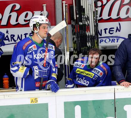 EBEL. Eishockey Bundesliga. VSV gegen	HDD Olimpija Ljubljana. Olivier Roy, Stefan Bacher (VSV). Villach, am 20.1.2017.
Foto: Kuess

---
pressefotos, pressefotografie, kuess, qs, qspictures, sport, bild, bilder, bilddatenbank