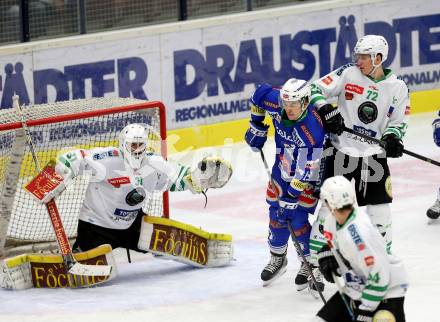 EBEL. Eishockey Bundesliga. VSV gegen	HDD Olimpija Ljubljana. Stefan Bacher (VSV), Frazee Jeff, Cepon Kristjan (Laibach). Villach, am 20.1.2017.
Foto: Kuess

---
pressefotos, pressefotografie, kuess, qs, qspictures, sport, bild, bilder, bilddatenbank