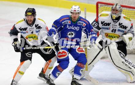 EBEL. Eishockey Bundesliga. VSV gegen	Dornbirner Eishockey Club. Daniel Nageler, (VSV), Nicholas Crawford, Florian Hardy  (Dornbirn). Villach, am 27.1.2017.
Foto: Kuess

---
pressefotos, pressefotografie, kuess, qs, qspictures, sport, bild, bilder, bilddatenbank