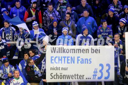 EBEL. Eishockey Bundesliga. VSV gegen	Dornbirner Eishockey Club. Fans (VSV). Villach, am 27.1.2017.
Foto: Kuess

---
pressefotos, pressefotografie, kuess, qs, qspictures, sport, bild, bilder, bilddatenbank