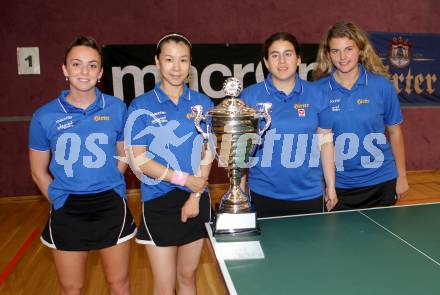 Tischtennis. TTC Villacher. Nicole Trosman, Qianbing Li, Amelie Solja, Anna Vouk. Villach, am 11.9.2016.
Foto: Kuess
---
pressefotos, pressefotografie, kuess, qs, qspictures, sport, bild, bilder, bilddatenbank