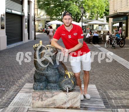 EBEL. Eishockey Bundesliga. KAC. Johannes Bischofberger. Klagenfurt, 31.8.2016.
Foto: Kuess
---
pressefotos, pressefotografie, kuess, qs, qspictures, sport, bild, bilder, bilddatenbank