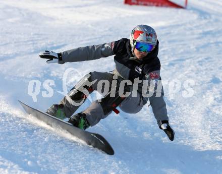 Snowboard. Training. Landeskader Kaernten.  Ina Meschik. Simonhoehe, 13.1.2016.
Foto: Kuess
---
pressefotos, pressefotografie, kuess, qs, qspictures, sport, bild, bilder, bilddatenbank