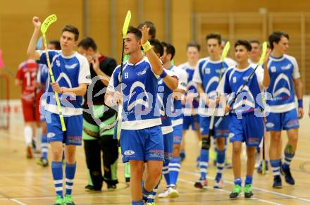 Floorball. 1. Bundesliga. VSV gegen KAC.  (VSV). Villach, am 17.9.2016.
Foto: Kuess
---
pressefotos, pressefotografie, kuess, qs, qspictures, sport, bild, bilder, bilddatenbank