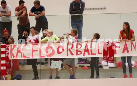 Floorball. 1. Bundesliga. VSV gegen KAC. Fanclub KAC. Villach, am 17.9.2016.
Foto: Kuess
---
pressefotos, pressefotografie, kuess, qs, qspictures, sport, bild, bilder, bilddatenbank