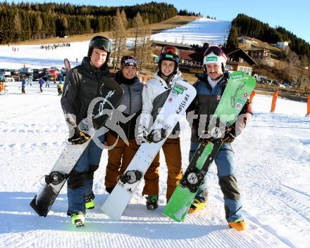 Snowboard. Sebastian Kislinger, Daniela Ulbing, Sabine Schoeffmann, Alexander Payer. SimonhÃ¶he, am 2.1.2017.
Foto: Kuess
---
pressefotos, pressefotografie, kuess, qs, qspictures, sport, bild, bilder, bilddatenbank