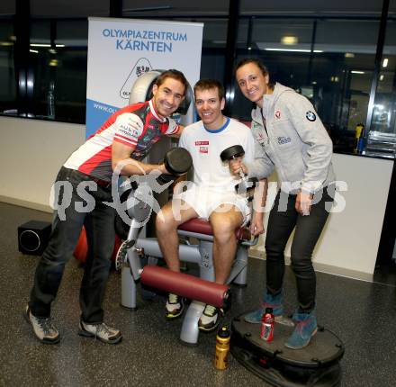 Olympiazentrum Kaernten. Sportpark Klagenfurt. Kevin Haselsberger, Markus Salcher, Lara Vadlau. Klagenfurt, 10.2.2015.
Foto: Kuess
---
pressefotos, pressefotografie, kuess, qs, qspictures, sport, bild, bilder, bilddatenbank