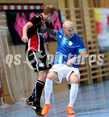 Futsal. 1. Bundesliga. FUTSAL Klagenfurt gegen Polonia FC.  Said Djulic, (FUTSAL Klagenfurt), David Feiner  (Polonia). Viktring, am 10.11.2016.
Foto: Kuess
---
pressefotos, pressefotografie, kuess, qs, qspictures, sport, bild, bilder, bilddatenbank