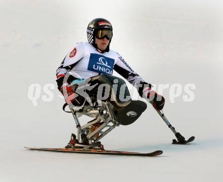 Behindertensport Schi Alpin.  Claudia Loesch. Innerkrems, 11.1.2017.
Foto: Kuess
---
pressefotos, pressefotografie, kuess, qs, qspictures, sport, bild, bilder, bilddatenbank