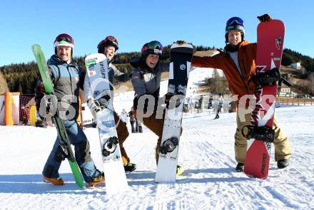 Snowboard. Alexander Payer, Sabine Schoeffmann, Daniela Ulbing, Hanno Douschan. SimonhÃ¶he, am 2.1.2017.
Foto: Kuess
---
pressefotos, pressefotografie, kuess, qs, qspictures, sport, bild, bilder, bilddatenbank