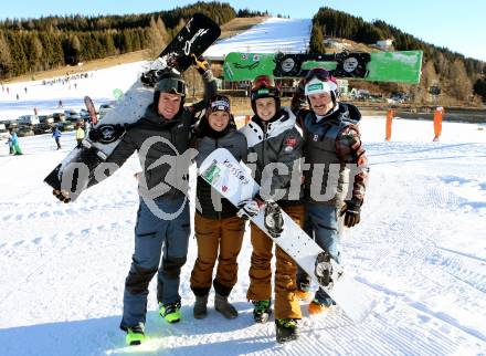 Snowboard. Sebastian Kislinger, Daniela Ulbing, Sabine Schoeffmann, Alexander Payer. SimonhÃ¶he, am 2.1.2017.
Foto: Kuess
---
pressefotos, pressefotografie, kuess, qs, qspictures, sport, bild, bilder, bilddatenbank