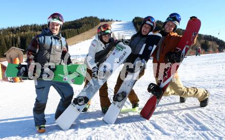 Snowboard. Alexander Payer, Sabine Schoeffmann, Daniela Ulbing, Hanno Douschan. SimonhÃ¶he, am 2.1.2017.
Foto: Kuess
---
pressefotos, pressefotografie, kuess, qs, qspictures, sport, bild, bilder, bilddatenbank