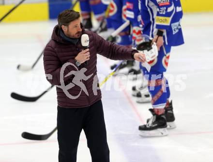 EBEL. Eishockey Bundesliga. VSV gegen	Moser Medical Graz99ers. Marc Brabant (Servus TV). Villach, am 5.2.2017.
Foto: Kuess

---
pressefotos, pressefotografie, kuess, qs, qspictures, sport, bild, bilder, bilddatenbank