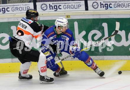 EBEL. Eishockey Bundesliga. VSV gegen	Moser Medical Graz99ers. Eric Hunter, (VSV), Alexander Feichtner  (Graz). Villach, am 5.2.2017.
Foto: Kuess

---
pressefotos, pressefotografie, kuess, qs, qspictures, sport, bild, bilder, bilddatenbank