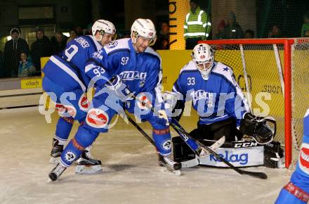 EBEL. Eishockey Bundesliga. Showtraining VSV.  Dustin Johner, Evan McGrath, Rene Swette. Villach, am 10.2.2017.
Foto: Kuess

---
pressefotos, pressefotografie, kuess, qs, qspictures, sport, bild, bilder, bilddatenbank