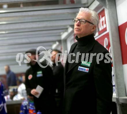 EBEL. Eishockey Bundesliga. VSV gegen	Fehervar AV 19. Trainer Greg Holst (VSV). Villach, am 21.2.2017.
Foto: Kuess

---
pressefotos, pressefotografie, kuess, qs, qspictures, sport, bild, bilder, bilddatenbank