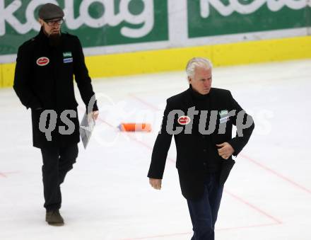 EBEL. Eishockey Bundesliga. VSV gegen	Fehervar AV 19. Trainer Greg Holst, Co Trainer Markus Peintner (VSV). Villach, am 21.2.2017.
Foto: Kuess

---
pressefotos, pressefotografie, kuess, qs, qspictures, sport, bild, bilder, bilddatenbank