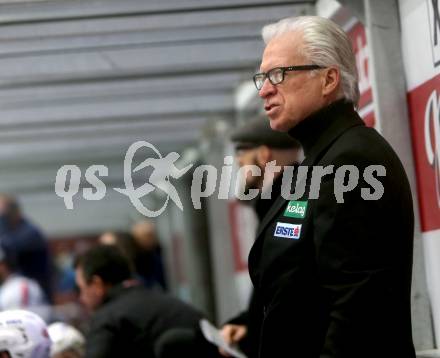 EBEL. Eishockey Bundesliga. VSV gegen	Fehervar AV 19. Trainer Greg Holst (VSV). Villach, am 21.2.2017.
Foto: Kuess

---
pressefotos, pressefotografie, kuess, qs, qspictures, sport, bild, bilder, bilddatenbank