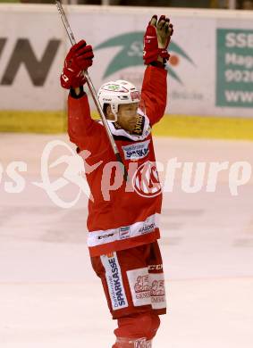 EBEL. Eishockey Bundesliga. KAC gegen 	HC Orli Znojmo.  Torjubel Jamie Lundmark (KAC). Klagenfurt, am 26.2.2017.
Foto: Kuess

---
pressefotos, pressefotografie, kuess, qs, qspictures, sport, bild, bilder, bilddatenbank