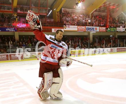 EBEL. Eishockey Bundesliga. KAC gegen 	HC Orli Znojmo. Jubel Tomas Duba (KAC). Klagenfurt, am 3.3.2017.
Foto: Kuess

---
pressefotos, pressefotografie, kuess, qs, qspictures, sport, bild, bilder, bilddatenbank