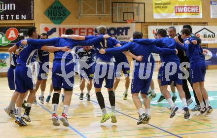 Handball HLA. SC Kelag Ferlach gegen HC Linz AG. Jubel Linz. Ferlach, am 11.3.2017.
Foto: Kuess
---
pressefotos, pressefotografie, kuess, qs, qspictures, sport, bild, bilder, bilddatenbank