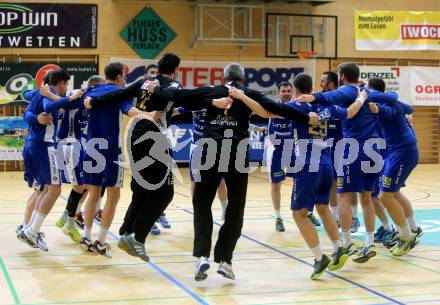 Handball HLA. SC Kelag Ferlach gegen HC Linz AG. Jubel Linz. Ferlach, am 11.3.2017.
Foto: Kuess
---
pressefotos, pressefotografie, kuess, qs, qspictures, sport, bild, bilder, bilddatenbank