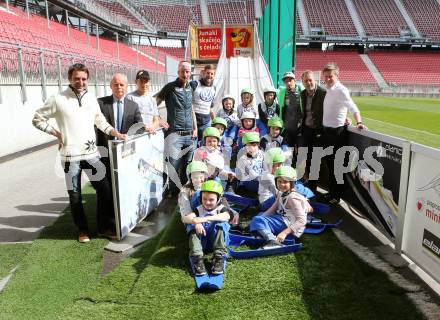 Schi Nordisch. Pressekonferenz Schifliegen Planica. Franci Petek, Tomaz Druml, Martin Koch, Marko Loibnegger, Robert Kranjec, Marijan Velik, Arno Arthofer. Klagenfurt, 20.3.2017.
Foto: Kuess 
---
pressefotos, pressefotografie, kuess, qs, qspictures, sport, bild, bilder, bilddatenbank