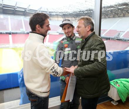 Schi Nordisch. Pressekonferenz Schifliegen Planica.  Franci Petek,  Robert Kranjec, Marijan Velik. Klagenfurt, 20.3.2017.
Foto: Kuess 
---
pressefotos, pressefotografie, kuess, qs, qspictures, sport, bild, bilder, bilddatenbank