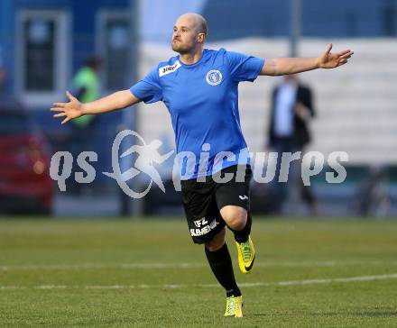 Fussball Kaerntner Liga. SAK gegen ASV.Torjubel Daniel Barrazutti (ASV). Klagenfurt, am 24.3.2017.
Foto: Kuess
---
pressefotos, pressefotografie, kuess, qs, qspictures, sport, bild, bilder, bilddatenbank