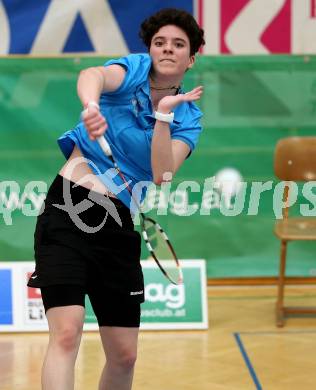 Badminton 2. Bundesliga. ASKOE Kelag Kaernten gegen BC Feldkirch.  Jenny Ertl (Kaernten). Klagenfurt, am 25.3.2017.
Foto: Kuess
---
pressefotos, pressefotografie, kuess, qs, qspictures, sport, bild, bilder, bilddatenbank