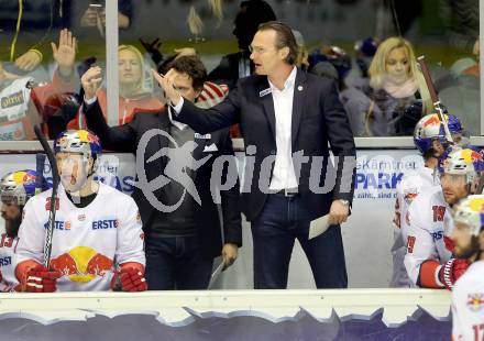 EBEL. Eishockey Bundesliga. KAC gegen 	EC Red Bull Salzburg. Trainer Greg Poss   (Salzburg). Klagenfurt, am 26.3.2017.
Foto: Kuess

---
pressefotos, pressefotografie, kuess, qs, qspictures, sport, bild, bilder, bilddatenbank