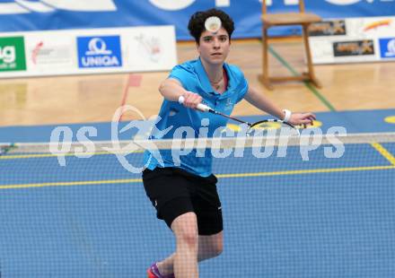 Badminton 2. Bundesliga. ASKOE Kelag Kaernten gegen BC Feldkirch.  Jenny Ertl (Kaernten). Klagenfurt, am 25.3.2017.
Foto: Kuess
---
pressefotos, pressefotografie, kuess, qs, qspictures, sport, bild, bilder, bilddatenbank