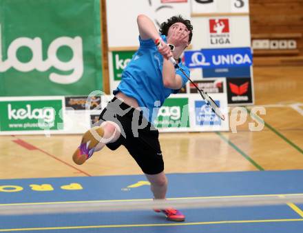 Badminton 2. Bundesliga. ASKOE Kelag Kaernten gegen BC Feldkirch.  Jenny Ertl (Kaernten). Klagenfurt, am 25.3.2017.
Foto: Kuess
---
pressefotos, pressefotografie, kuess, qs, qspictures, sport, bild, bilder, bilddatenbank