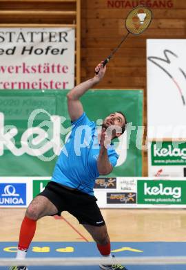 Badminton 2. Bundesliga. ASKOE Kelag Kaernten gegen BC Feldkirch.  Blagovest Kisyov (Kaernten). Klagenfurt, am 25.3.2017.
Foto: Kuess
---
pressefotos, pressefotografie, kuess, qs, qspictures, sport, bild, bilder, bilddatenbank