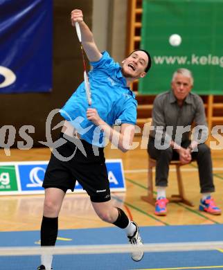 Badminton 2. Bundesliga. ASKOE Kelag Kaernten gegen BC Feldkirch.  Martin Cerkovnik (Kaernten). Klagenfurt, am 25.3.2017.
Foto: Kuess
---
pressefotos, pressefotografie, kuess, qs, qspictures, sport, bild, bilder, bilddatenbank