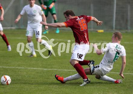 Fussball. Unterliga West. Ludmannsdorf gegen Rosegg. Jernej Smukavec (Ludmannsdorf), Christoph Strasser (Rosegg). Ludmannsdorf, 2. 4. 2017.
Fotos: Kuess
---
pressefotos, pressefotografie, kuess, qs, qspictures, sport, bild, bilder, bilddatenbank