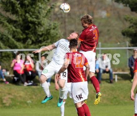 Fussball. Unterliga West. Ludmannsdorf gegen Rosegg. Dejan Smeh (Ludmannsdorf), Stefan Woschitz (Rosegg). Ludmannsdorf, 2. 4. 2017.
Fotos: Kuess
---
pressefotos, pressefotografie, kuess, qs, qspictures, sport, bild, bilder, bilddatenbank