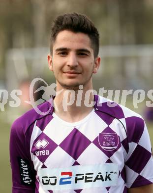 Fussball. Regionalliga.  SK Austria Klagenfurt. Mannschaftsfototermin.  Luka Bjelica . Klagenfurt, 5.4.2017.
Foto: Kuess
---
pressefotos, pressefotografie, kuess, qs, qspictures, sport, bild, bilder, bilddatenbank