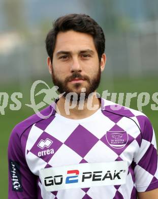 Fussball. Regionalliga.  SK Austria Klagenfurt. Mannschaftsfototermin.  Daniel De Souza Mendes. Klagenfurt, 5.4.2017.
Foto: Kuess
---
pressefotos, pressefotografie, kuess, qs, qspictures, sport, bild, bilder, bilddatenbank