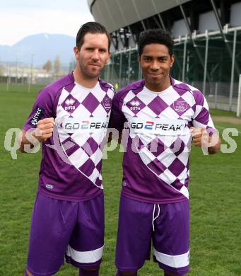 Fussball. Regionalliga.  SK Austria Klagenfurt. Mannschaftsfototermin. Sandro Zakany ,  Sandro da Silva. Klagenfurt, 5.4.2017.
Foto: Kuess
---
pressefotos, pressefotografie, kuess, qs, qspictures, sport, bild, bilder, bilddatenbank