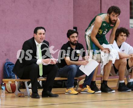 Basketball 2. Bundesliga. Play off. Viertelfinale. VF1. Raiders Villach gegen Dornbirn Lions. Trainer Inaki Merino  (Dornbirn). Villach, am 9.4.2017.
Foto: Kuess
---
pressefotos, pressefotografie, kuess, qs, qspictures, sport, bild, bilder, bilddatenbank