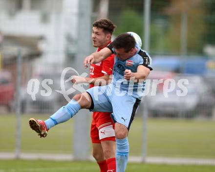 Fussball. Unterliga Ost. KAC 1909 gegen Sirnitz. Danijel Jovic (KAC), Elias Zarre (Sirnitz). Klagenfurt, 6.5.2017.
Foto: Kuess
---
pressefotos, pressefotografie, kuess, qs, qspictures, sport, bild, bilder, bilddatenbank