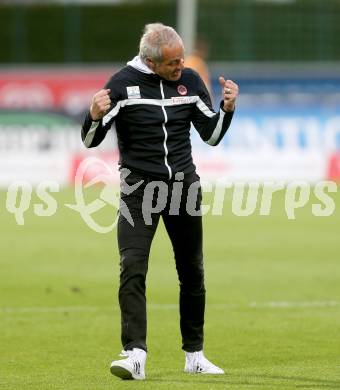 Fussball Bundesliga. RZ Pellets WAC gegen  FK Austria Wien. Jubel Trainer Pfeifenberger Heimo (WAC). Wolfsberg, am 20.5.2017.
Foto: Kuess

---
pressefotos, pressefotografie, kuess, qs, qspictures, sport, bild, bilder, bilddatenbank