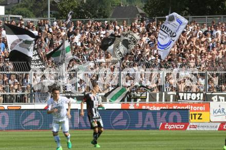 Fussball Bundesliga. RZ Pellets WAC gegen  SK Puntigamer Sturm Graz.  Fans. Wolfsberg, am 28.5.2017.
Foto: Kuess

---
pressefotos, pressefotografie, kuess, qs, qspictures, sport, bild, bilder, bilddatenbank