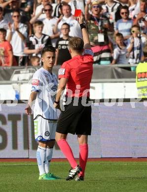 Fussball Bundesliga. RZ Pellets WAC gegen  SK Puntigamer Sturm Graz.  Rote Karte fuer Baris Fahri Atik (Graz). Wolfsberg, am 28.5.2017.
Foto: Kuess

---
pressefotos, pressefotografie, kuess, qs, qspictures, sport, bild, bilder, bilddatenbank