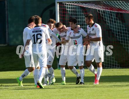 Fussball. Kaerntner Liga. WAC Amateure gegen SAK. Torjubel Alexander Ranacher (WAC). St. Andrae, 26.5.2017. 
Foto: Kuess
---
pressefotos, pressefotografie, kuess, qs, qspictures, sport, bild, bilder, bilddatenbank