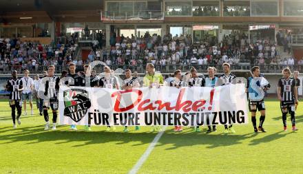 Fussball Bundesliga. RZ Pellets WAC gegen  SK Puntigamer Sturm Graz.  (WAC). Wolfsberg, am 28.5.2017.
Foto: Kuess

---
pressefotos, pressefotografie, kuess, qs, qspictures, sport, bild, bilder, bilddatenbank