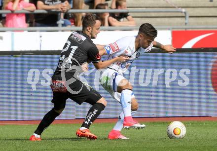 Fussball Bundesliga. RZ Pellets WAC gegen  SK Puntigamer Sturm Graz.  Christian Klem,  (WAC), Sascha Horvath (Graz). Wolfsberg, am 28.5.2017.
Foto: Kuess

---
pressefotos, pressefotografie, kuess, qs, qspictures, sport, bild, bilder, bilddatenbank