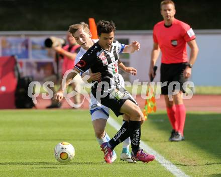 Fussball Bundesliga. RZ Pellets WAC gegen  SK Puntigamer Sturm Graz.  Joachim Standfest,  (WAC), Marc Andre Schmerboeck (Graz). Wolfsberg, am 28.5.2017.
Foto: Kuess

---
pressefotos, pressefotografie, kuess, qs, qspictures, sport, bild, bilder, bilddatenbank