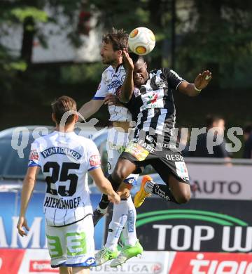 Fussball Bundesliga. RZ Pellets WAC gegen  SK Puntigamer Sturm Graz.  Dever Akeem Orgill,  (WAC), Christian Schulz (Graz). Wolfsberg, am 28.5.2017.
Foto: Kuess

---
pressefotos, pressefotografie, kuess, qs, qspictures, sport, bild, bilder, bilddatenbank